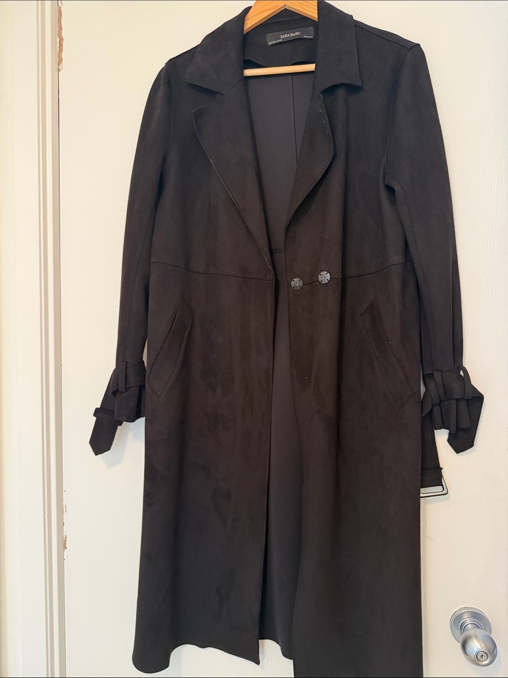 Zara Black Trench Coat